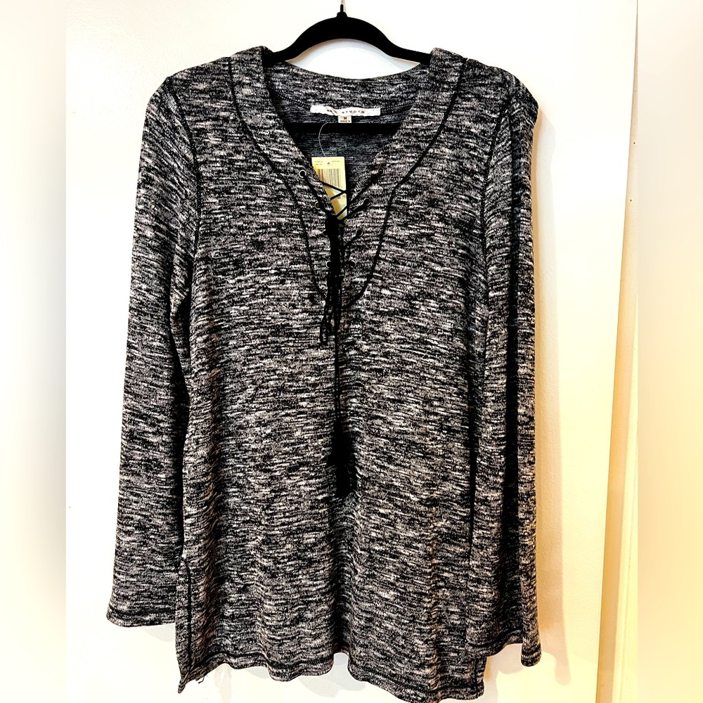 NWT MAX STUDIO LONG SLEEVE TUNIC - Picture 1 of 6